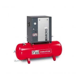 Compresor de aer cu surub Fini MICRO SE 3.0-10-200ES, 400 V, 200 l, 3 kW, 10 bar, 385 l/min, cu uscator