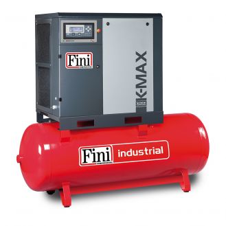 Compresor cu surub, turatie variabila, Fini K-MAX 15-10-500 VS, 15 kW, 500 l, 10 bar, 2100 / 840 l/min