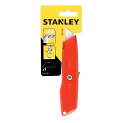 Cutter metalic cu lama auto-retractabila Stanley 0-10-189, 155 mm, ambalare individuala