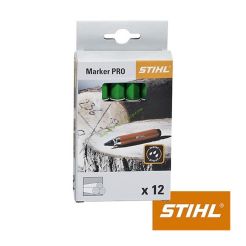 Creta de marcaj STIHL 00008811502, 12 cm, verde, set 12 bucati