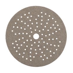 Set 5 foi abrazive Wolfcraft 1106000, Ø 125 mm, prindere Velcro, gauri multiple, granulatie 60