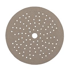 Set 5 foi abrazive Wolfcraft 1107000, Ø 125 mm, prindere Velcro, gauri multiple, granulatie 80