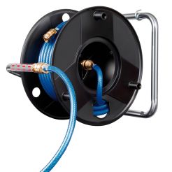 Rola cu furtun pentru aer comprimat Brennenstuhl 1127010, 18.5+1.5 m , 15 bar, sistem antirasucire, furtun 6/12mm