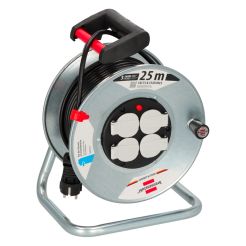 Rola cablu prelungitor Garant S 4 E Brennenstuhl 1195056, 3 x 1.5 mmp, 25 m, 4 posturi, IP20