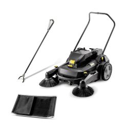 Masina de maturat Karcher KM 70/30 C Bp Anniversary Edition, latime de lucru 480/700/980 mm, container 45 l, compatibila cu acumulatori 36V