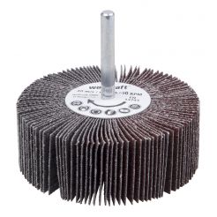 Perie lamelara Wolfcraft 2033000, granulatie 60, ax prindere 6 mm, D 80x30 mm