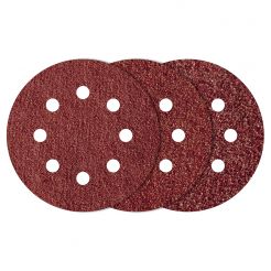 Set 25 foi abrazive Wolfcraft 2259100, prindere velcro, pentru lemn, D 125 mm