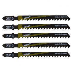 Set 5 panze pentru fierastrau pendular Wolfcraft 2360000, prindere in T, pentru lemn, adancime taiere 50 mm