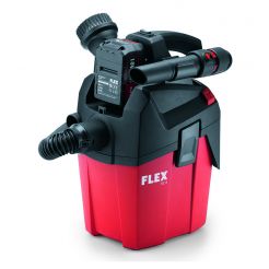 Aspirator  profesional Flex VC 6 L MC 18.0, compatibil cu acumulator Li-Ion 18 V, 6 l
