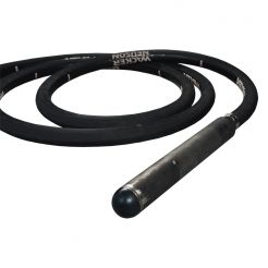 Vibrator de beton compatibil cu convertizor Wacker Neuson IREN 58/042/10 GV, cap vibrant 58 mm cu protectie de cauciuc