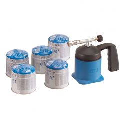 Lampa cu gaz CFH 52159, LM 1000, include 5 butelii