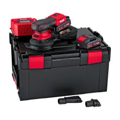 Masina de slefuit orbital Flex ORE 2-125 18-EC/2.5 Set, 532083, 125 mm, cu acumulatori 18V si incarcator