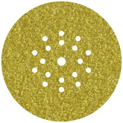 Set 5 foi abrazive Wolfcraft 5632000, prindere velcro, pentru lemn si vopsea/lac, D 225 mm