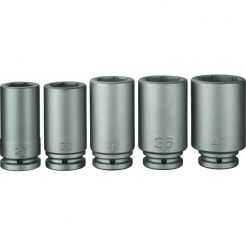 Set 5 chei tubulare impact Fein 62405323020, 3/4", 27 - 41mm