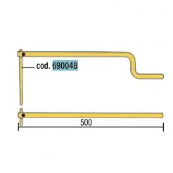 Electrod drept pentru sudura in puncte Telwin 690048, lungime 195 mm, diametru 12 mm