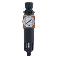 Filtru cu regulator de presiune si manometru OMG 728FRM_3/8, 3/8", 18 bar