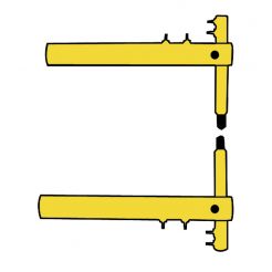 Set brate XP1 pentru sudura in puncte Telwin 803100, 350 mm, cu electrozi 