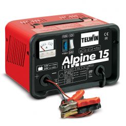 Redresor baterii Telwin ALPINE15, tensiune incarcare 12/24 V, capacitate baterii Pb/START/STOP 60-115 Ah