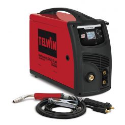 Aparat pentru sudura MIG-MAG/ MMA/TIG Telwin TECHNOMIG260DUAL_SYNERGIC, 250 A, sarma otel 0.6-1.2 mm, electrozi 1.6-4 mm, cu accesorii