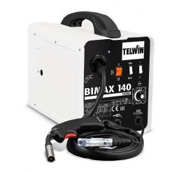 Aparat sudura MIG-MAG Telwin BIMAX140TURBO, 120 A, sarma otel 0.6-0.8  mm, cu accesorii