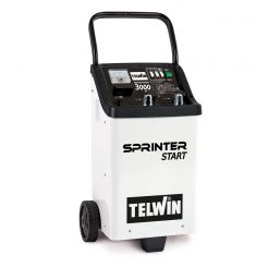 Redresor baterii si robot de pornire Telwin SPRINTER3000START, tensiune incarcare 12/24 V, capacitate baterii Pb/START/STOP 20-700 Ah, incarcare rapida