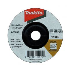 Disc abraziv Makita A-80656 pentru slefuit inox, D125x6x22 mm, WA36N