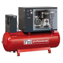 Compresor de aer silentios Fini Pulsar Evo BK119-500-7,5-ES, 500l, 5.5 kW, 10 bar, 840 l/min, cu uscator