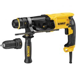 Ciocan rotopercutor Dewalt D25134KP, SDS Plus, 800 W, 2.8 J, 0 - 1550 rpm, doua mandrine interschimbabile, accesorii