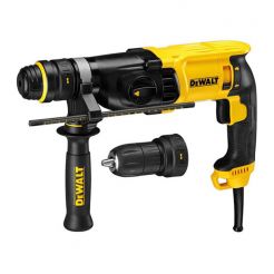 Ciocan rotopercutor Dewalt D25144K, SDS Plus, 900 W, 3.0 J, 0 - 1450 rpm, doua mandrine interschimbabile