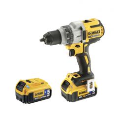 Masina de gaurit si insurubat cu acumulatori Dewalt DCD991P2, 18V/5.0Ah, cuplu maxim 95 Nm, 2 acumulatori, incarcator, valiza de transport