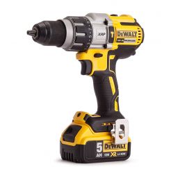 Masina de gaurit si insurubat cu percutie, cu acumulatori  Dewalt DCD996P3, 18V/5.0Ah, cuplu maxim 95 Nm, 3 acumulatori, incarcator