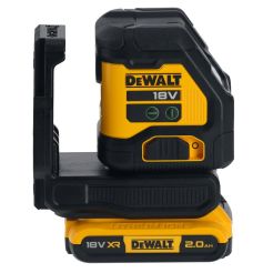 Nivela laser cu linii in cruce DeWalt DCLE34021D1, fascicul verde, 55 /100 m, cu acumulator XR 18V / 2.0 Ah