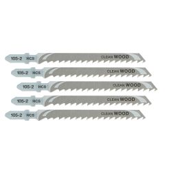 Set 5 panze fierastrau pendular DeWalt DT2075, 100 mm, pentru lemn, placi din fibre și materiale plastice