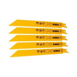 Set 5 panze fierastrau alternativ DeWalt DT2353, pentru taieri in metal, 203 mm