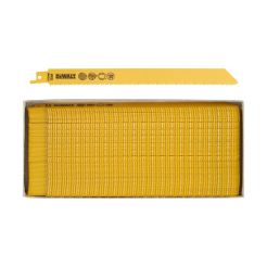 Set 100 panze fierastrau alternativ DeWalt DT2400, pentru taieri in lemn si metal, 225 mm