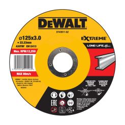 Disc abraziv DeWalt DT43911, pentru debitat metal, 125 x 3.0 mm