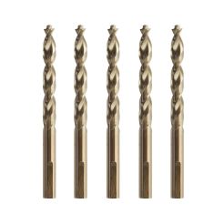 Set 5 burghie pentru metal DeWALT DT4947, tip HSS-E, cobalt, 12.0x101x151 mm