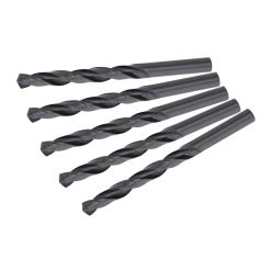 Set 5 burghie pentru metal DeWALT DT5193, tip HSS-R, DIN 338, 10.5x87x133 mm