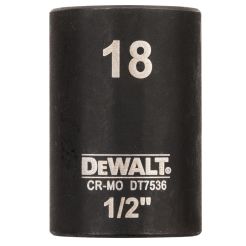 Tubulara scurta de impact DeWALT DT7536, 1/2