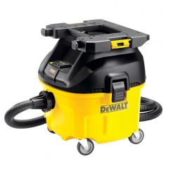 Aspirator profesional umed uscat Dewalt DWV901LT, 1400 W, 30 l, recipient plastic