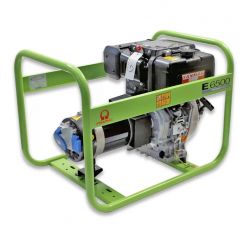 Generator de curent monofazat PRAMAC E6500, max 5.3 kW, motor diesel YANMAR, EURO V