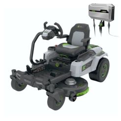 Tractor de tuns iarba Ego Power ZT4201E-S, fara acumulatori Li-Ion 56 V, 107 cm, cu volan