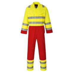 Combinezon Bizflame Work Hi-Vis Portwest model FR90, marime XXXL, culoare Galben, fit R