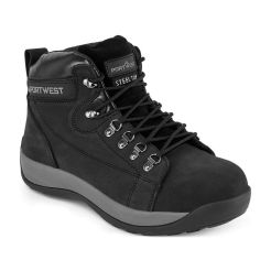 Ghete Nubuck SB Steelite HRO Portwest model FW31, marime 42, culoare Negru, fit R