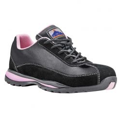 Pantofi pentru femei Portwest Steelite S1P HRO FW39BPR43, culoare negru roz, marime 43