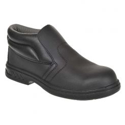 Gheata de protectie Portwest Slip On Steelite S2, FW83, FW83BKR45, culoare negru, marime 45