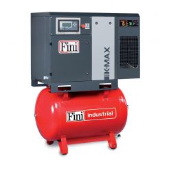 Compresor cu surub, turatie variabila, Fini K-MAX 7.5-10-270 ES VS, 270 l, 7.5 kW, 10 bar, 1100- 500 l/min, cu uscator