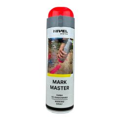 Vopsea de marcare Nivel Sysytem MARK MASTER, 500 ml, rosu, set 12 flacoane