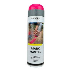 Vopsea de marcare Nivel Sysytem MARK MASTER, 500 ml, roz, set 12 flacoane