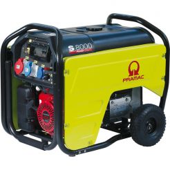 Generator de curent pe benzina PRAMAC S8000T_CONN_AVR_DPP, portabil, trifazat, 8.3 kVA, pornire electrica